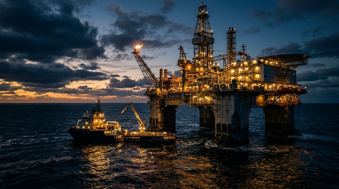 Offshore operating assets in Lamu County